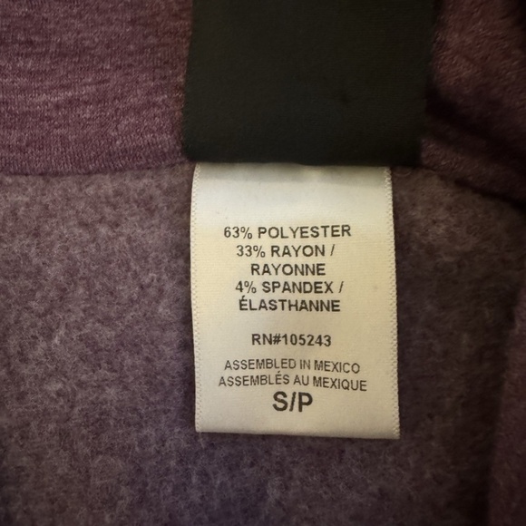 Bobeau Small Solid Mauve One-Button Drape Wrap Asymmetrical Cardigan - EUC - Picture 4 of 4